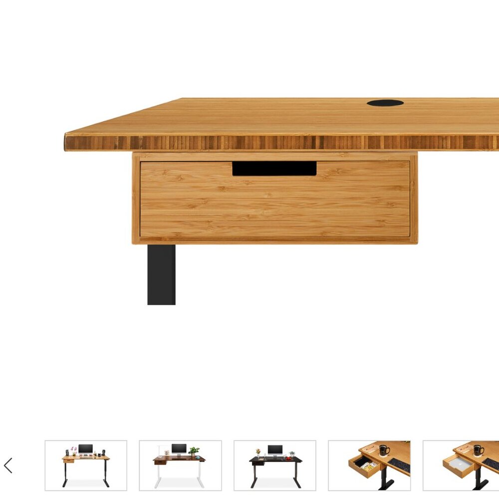 Bamboo Desk Drawer by UPLIFT Desk